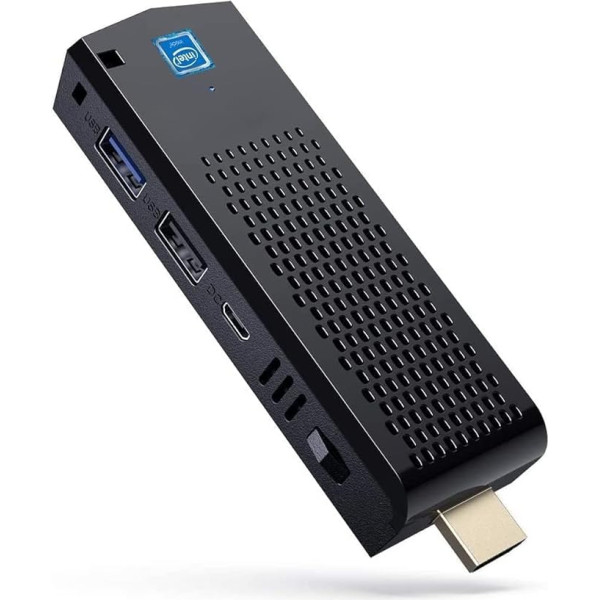 NiPoGi Atom x5 Z8350 Mini PC Stick 4GB DDR3 RAM 64GB eMMc Mini PC Fanless Dual WiFi 2.4/5G/Bluetooth 4.2/4K HD/USB 3.0