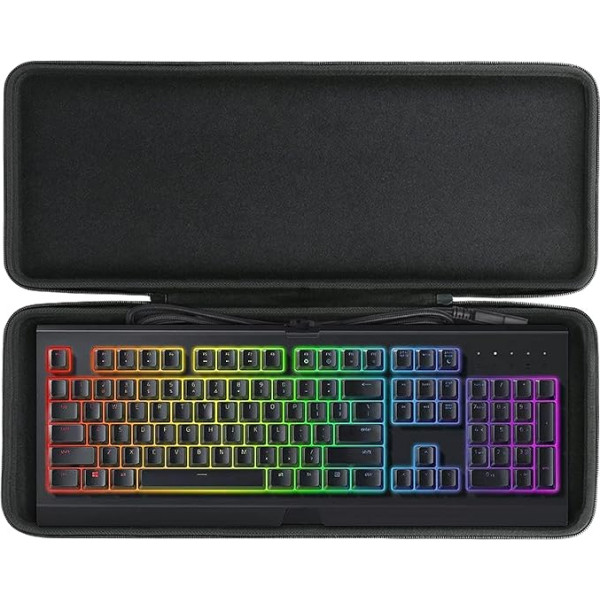 co2CREA cietais tastatūras ceļojuma aizsargvāciņš Razer Cynosa V2/Cynosa Chroma/BlackWidow V3 Pro/Huntman Elite/Ornata V2/Huntman V2 mehāniskajai spēļu tastatūrai