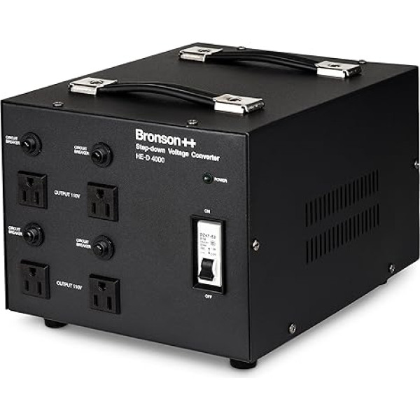 Bronson++ HE-D 4000-110 Volt 4000 W sprieguma pārveidotājs - Bronson 110 V AC ASV 4000 W