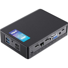 MeLE Mini PC Windows 11 Pro QuieterHD3 Celeron N5105 16GB 512GB Microcomputer for Industrial IoT Business Digital Signage, Fanless Small Desktop with Gigabit Ethernet WiFi5 BT5.1