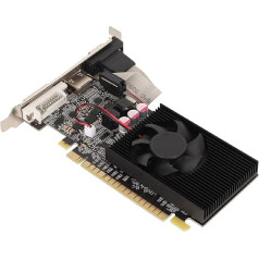 Garsent GT730 2GB Graphics Card GDDR3 Gaming Graphics Card with Single Fan PCI Express 2.0 16X Slot 810MHz Core Frequency 1300MHz Memory Frequency 64Bit (GT730 2GB GDDR3)