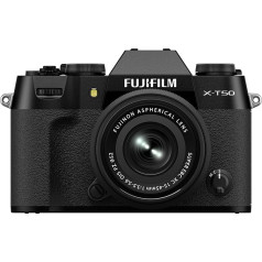 FUJIFILM X-T50 Black / 15-45 mm komplekts