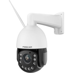 Foscam SD4H 4MP Dual Band WiFi PTZ Dome drošības kamera ar 18x optisko tālummaiņu, personu un transportlīdzekļu noteikšanu, automātisko izsekošanu