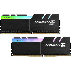 G.SKILL Trident Z RGB sērijas (Intel XMP) DDR4 RAM 32GB (2x16GB) 4000MT/s CL18-22-22-42 1.40V galddatora atmiņas UDIMM (F4-4000C18D-32GTZR)