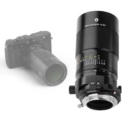 TTArtisan 100mm F2.8 Macro Tilt - Shift Metāla korpuss saderīgs ar Fuji X-Mount melns