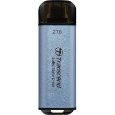 Transcend SSD 2TB ESD300C portatīvais, USB 10 Gbps, C tipa