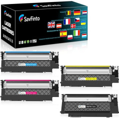 SavFinto 117A tonera lādētājs HP 117A W2070A W2070A W2071A W2072A W2073A tonera kasetnēm, kas saderīgs ar HP Color Laser MFP-179fnw MFP-179fwg MFP-178nwg MFP-178nw, HP Color Laser 150nw 150a (4 iepakojumi)