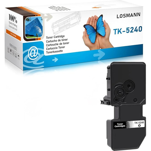 LOSMANN TK-5240 juodos spalvos tonerio kasetė, suderinama su 