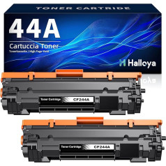 Halloya 44A CF244A toneris ar mikroshēmu Halloya 44A CF244A toneris ar mikroshēmu saderīgs ar HP 44A CF244A toneri priekš HP Laserjet MFP M28w M28a M28a M28 M28 M29 priekš Laserjet Pro M15w M15a M15 M15 M16 (melns, 2 gab.)