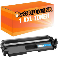 Gorilla-Ink 1 lāzera toneris XXL HP CF217A 17A Laserjet Pro M 102A 102W 130A 130FN 130FN 130FW 130MFP 130NW 132A 132FN 132FP 132FW 132NW 132SNW 134A - 1 600 lappuses katrai