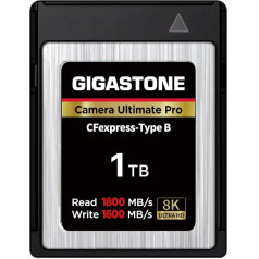 Карта памяти GIGASTONE 1TB Ultimate Pro CFexpress Type B - сверхбыстрая скорость до 1800 МБ/с для видео в формате 8K RAW - идеально подходит для зеркальных камер Canon N