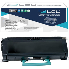 LCL E460X11E (1 juodos spalvos) atkuriamasis toneris, skirtas Lexmark E460 E460d E460dn E460dw E460dtn E462dtn