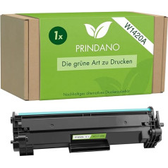 Prindano 1 toneris, kas saderīgs ar HP W1420A 1420A W142A 142A melnā krāsā, priekš Laserjet M110W MFP M140W M111A M111W M141A M141W (950 lappuses)