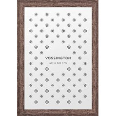 Vossington attēlu rāmis 40 x 60 cm brūns - vintage - zemniecisks raksturs un šarms - mākslīgais koka grauds - rāmis 1 attēlam, fotoattēlam, plakātam vai puzlei formātā 40 x 60 cm (60 x 40 cm)