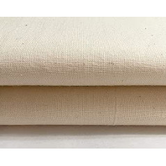 100% Cotton Natural Calico Unbleached Craft Fabric Medium Weight 160cm Extra Wide 5m