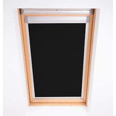 Blokas stoglangis Blind 6 (78/118), skirtas Fakro stogo langams, juodas