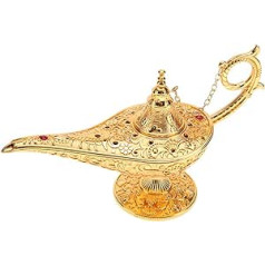 Sorand Aladdin Magic Lamp Eļļas lampa Arabic Genie Lamp Genie Light Indijas Dekorācija Aladdin Genie Lampa kā kāzu galda noformējums vai logu noformējums bērnu istabā Dāvana ballītei / Helovīnam /