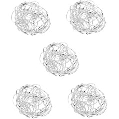 COHEALI 5 vnt. fiksuotos grotelės gėlių kompozicijoms Stiebai iš gėlių vielos Gėlių kompozicijos Varlių augalas Ornamento stalo dekoravimo laikiklis gėlių kompozicijoms Metalinė augalų fiksavimo vaza