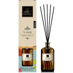 Room Fragrance Africa with Sticks - 3 Fragrances - 500 ml (Namib - Sandalwood and Patchouli)