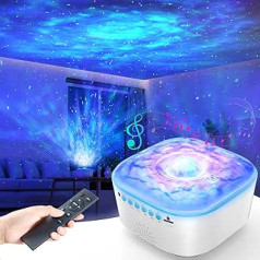 Starry Sky Projector, Bozhihong Starry Sky Projector Children with Music Player/Timing Function/Remote Control, LED Starry Sky Projector Adult Bedroom Gift Party