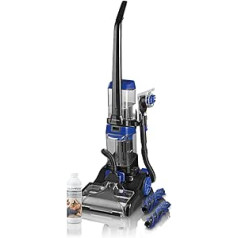 CLEANmaxx Vacuum Cleaner with Interchangeable Brushes for Hard Floors and Carpets | Cleaning All Hard Floors and Refreshing Carpets and Upholstery with Hot Air Function, Includes 500 ml Shampoo