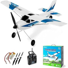 ‎Top Race Top Race RC Aeroplane 3 Channel Remote Controlled Plane Ready to Fly RC Planes for Adults, Easy & Ready to Fly, Great Gift Toy for Adults or Children