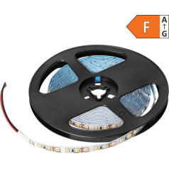 LED lente 12V, 2835, 120L/m, 1000lm/m, 9,6W/m, IP20, 6000K, 5m