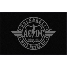 empireposter AC/DC - R'n'R Will Never die - paklājs, izmērs: 60 x 40 cm, materiāls polipropilēns