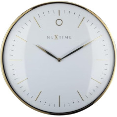 NeXtime 3235 WI Glamour, metāla, zelta/balta, 40 cm