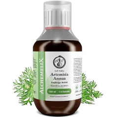 Artemisia Annua tinktūra (bez spirta) 150 ml | Gada pīlādžu istabas aromāta pilieni (1:4 ekstrakts) | Augstākā kvalitāte no Austrijas | Ambrosia Artemisiifolia, Pīlādžu ambrozija, vīnogu augs