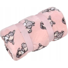 Divas World Bambi & Thumper Fleece Bed Throw - mājīga sega 120 x 150 cm - īpaši mīksts un silts dīvāna pārklājs - ērts - mājas apdare - jaunums dāvana