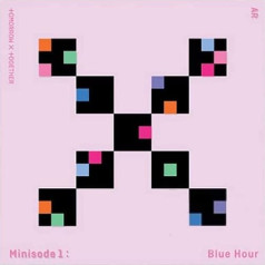 Big Hit Entertainment TXT Minisode1: Blue Hour Album [AR Version] CD+Фотокнига+Бумажная наклейка+Бумага с текстом+Книга в обложке+Фотокарты+Почтовые открытки+(Дополните