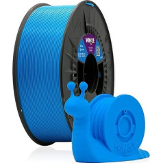 WINKLE PLA HD filaments, Sky Blue, 3D printeru filaments, PLA filaments, 2,85 mm, 1 kg, zils, saderīgs ar visiem 3D printeriem, izmēra precizitāte, 1 kg spole