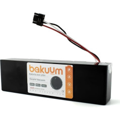 BAKUUM 3200 mAh akumulators Xiaomi Mop 2S / Mop P/Mop Pro / STYJ02YM / XMSTJQR2S Kapacitāte 3200mAh 46.08Wh 14.4V Ilgs darbības laiks Optimizēta veiktspēja Viegla montāža