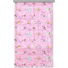 AG Design Disney Princess Princesses bērnu istabas aizkars, 1 daļa, audums, daudzkrāsains, 140 x 245 cm