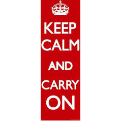 GB Eye Plakāts Keep Calm and Carry On, 53 x 158 cm