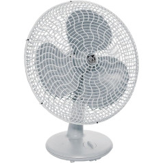 Vortice Gordon 40, Rakstāmgalda ventilators, kluss un augstas veiktspējas, 90 grādu pagrieziena diapazons, diametrs 40 cm, 1 stücklicht pelēks, gaiši pelēks, 40 cm