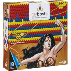 Noris 606311369 DC Comics supervaroņi Myboshi Supervaronis Brīnumsieviete, tamborēšanas komplekts