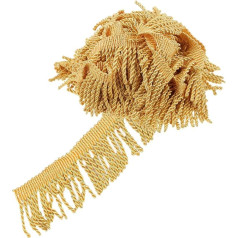 YARNOW Priedai vėliavos apdaila Tassel Trim Pagaminta iš poliesterio Fringe Trim Padarykite tai patys Dekoratyviniai Trim Siuvimo dekoracijos Tassel Trim Siuvimo Dekoratyvinės užuolaidos Trim Lace Bow