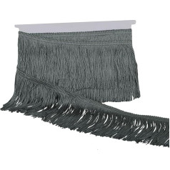 HedongHexi Chainette Fringe Trim 4 Yard x 4 collas auduma apdares Tassel šūšana DIY apdares apģērbu aksesuāri latīņu kāzu kleita