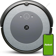 iRobot Roomba i3 (i3152) ar lietotni vadāms robotizēts putekļsūcējs ar divām gumijas birstēm, ideāli piemērots mājdzīvniekiem, pielāgotiem iestatījumiem, saderīgs ar balss palīgu komplektā ar 3 oriģināliem augstas veiktspējas rezerves f