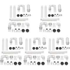 Filtro 5 komplekti santehnikas savienotājelementi Filtrs Ūdens tvertne Ūdens šļūtene Viļņu veidotājs akvārijam Akvārija zivju tvertne Klemma Drain Akvārija piederumi Akvārija piederumi Akvārija piederumi