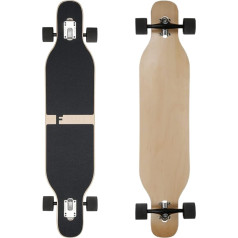 FunTomia Longboard ar 3 Flex Steps Drop Through Cruiser Complete Board Mach1 Speed Ball Bearing T-Tool