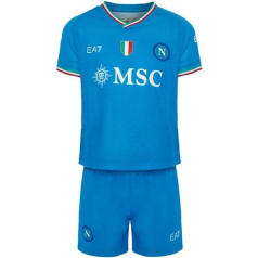 SSC NAPOLI Unisex bērnu sezonas 23/24 komplekts Gara Infant Home Sacīkšu komplekts Junior, gaiši zils, 12 MESI, gaiši zils