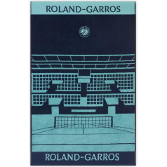 ROLAND GARROS 2023. gada izlaiduma vakara dvieļi - Eifeļa tornis - 100% kokvilna - 70 x 105 cm, tumši zila krāsā