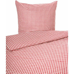 Gultas veļa Country House Checked Red 155 x 220 cm + 80 x 80 cm 20 mm Checked