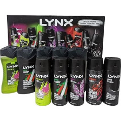 Lynx The Ultimate Collection dovanų rinkinys 5 x kūno purškiklis 5 x kūno prausiklis