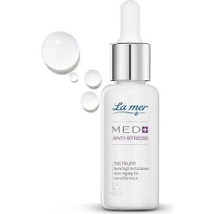 La mer MED+ Anti-Stress serums - Intensīvs mitrinošs līdzeklis saspringtai un iekaisušai ādai - Aizsardzība pret gaismas izraisītu ādas novecošanos - Ar šī sviesta eļļu - Mazina ādas apsārtumu un kairinājumu - 30 ml