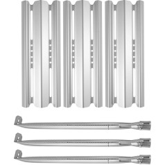 WELL GRILL Sear Plate & Burner Tube Set for Napoleon Legend LEX 485 605 730 Series Gas Grill Prestige 500 Rogue 365 LD485RB LD485RSIB Flavorizer Bars Burner Tube rezerves daļas 3