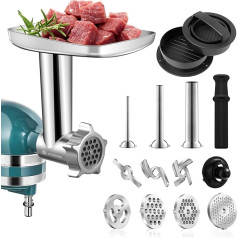 KitchenAid gaļasmašīnas piederumi KitchenAid miksera gaļas mašīnai KitchenAid gaļasmašīnas piederums KitchenAid miksera piederumi KitchenAid gaļasmašīnas piederumi KitchenAid gaļas mašīnai (bez ierīces, tikai ar